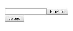 image showing browse and upload button